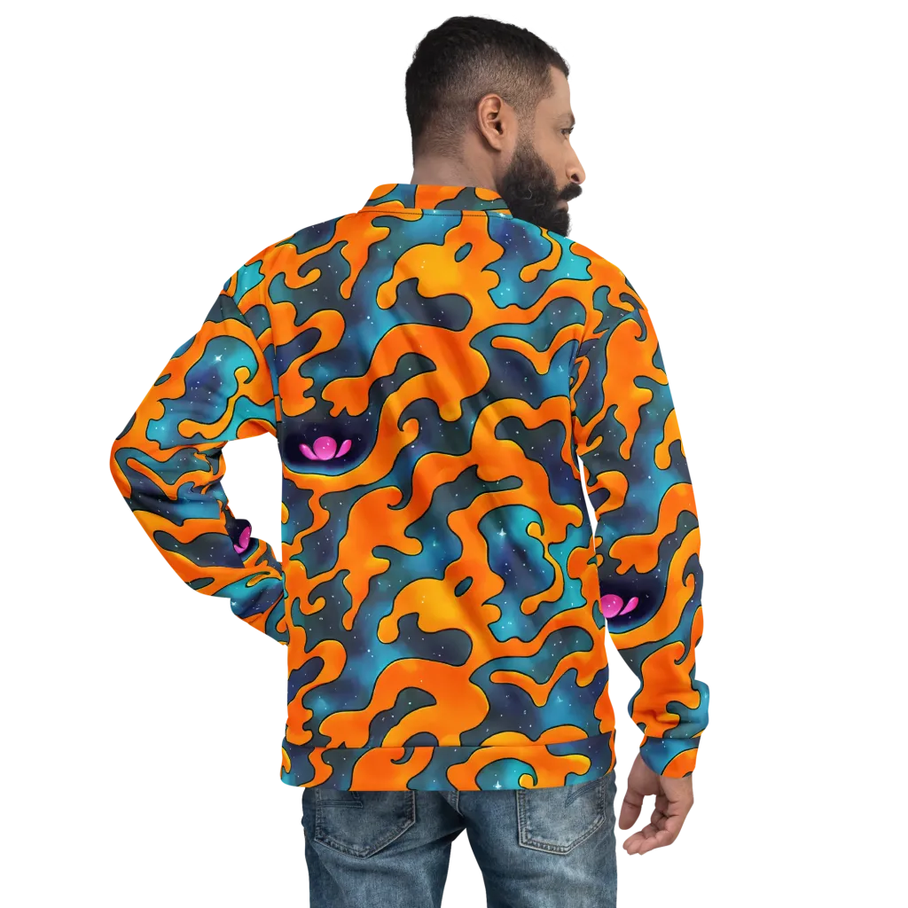 Criswell Cosmos on Bomber Jacket — Back