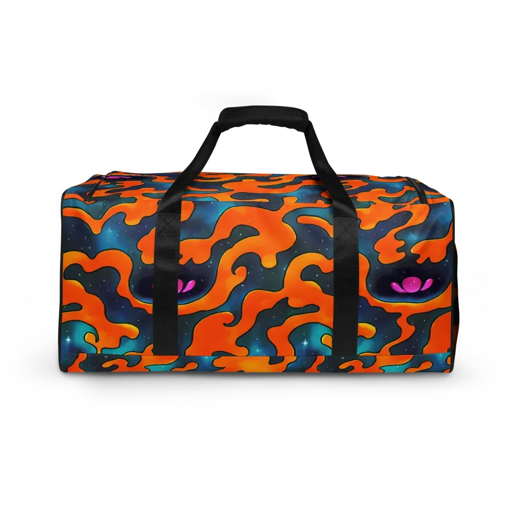 Criswell Cosmos on Duffle Bag — Back
