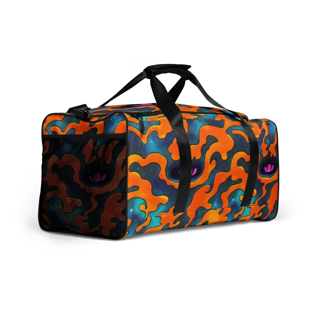 Criswell Cosmos on Duffle Bag — Right Front
