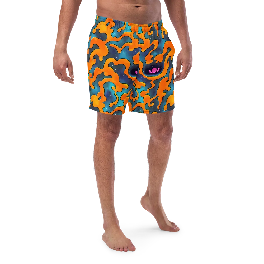 Criswell Cosmos on Swim Trunks — Front