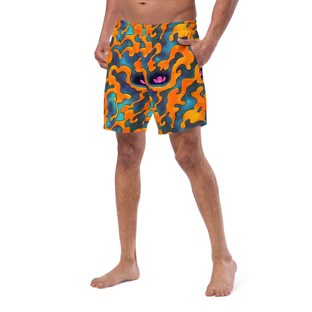 Criswell Cosmos on Swim Trunks — Left Front