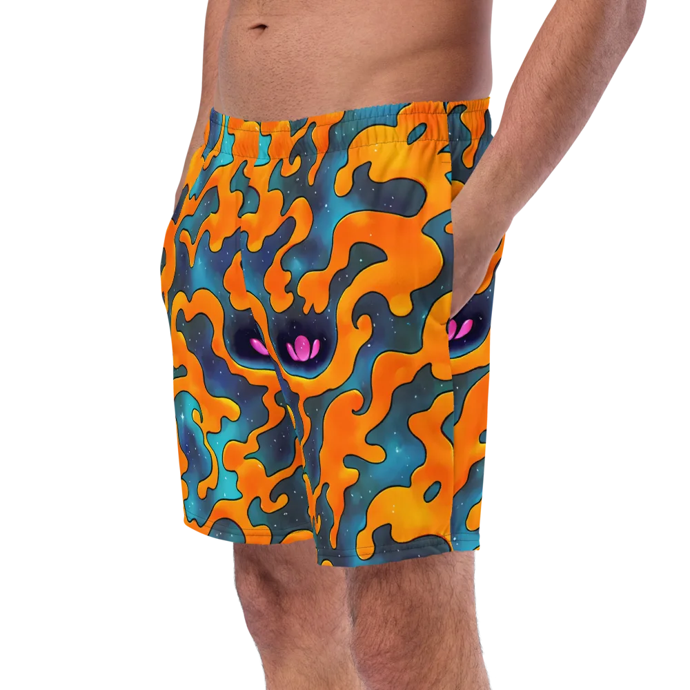 Criswell Cosmos on Swim Trunks — Left Front