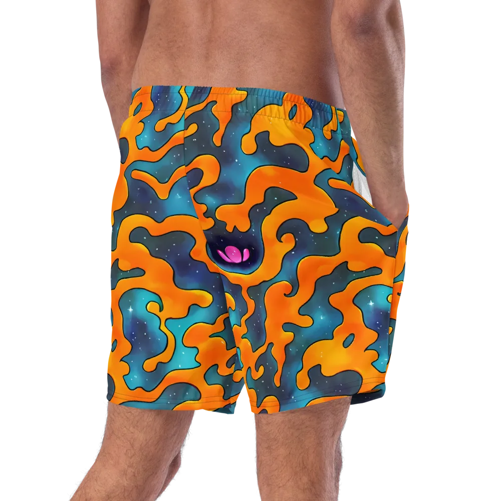 Criswell Cosmos on Swim Trunks — Right Back