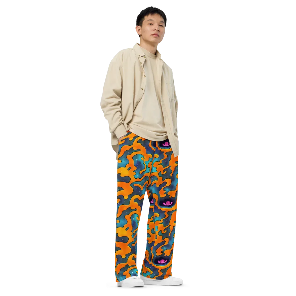 Criswell Cosmos on Wide-Leg Pants — Right Front