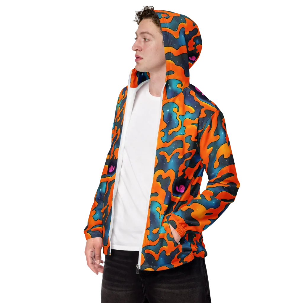 Criswell Cosmos on Men's Windbreaker — Left Front
