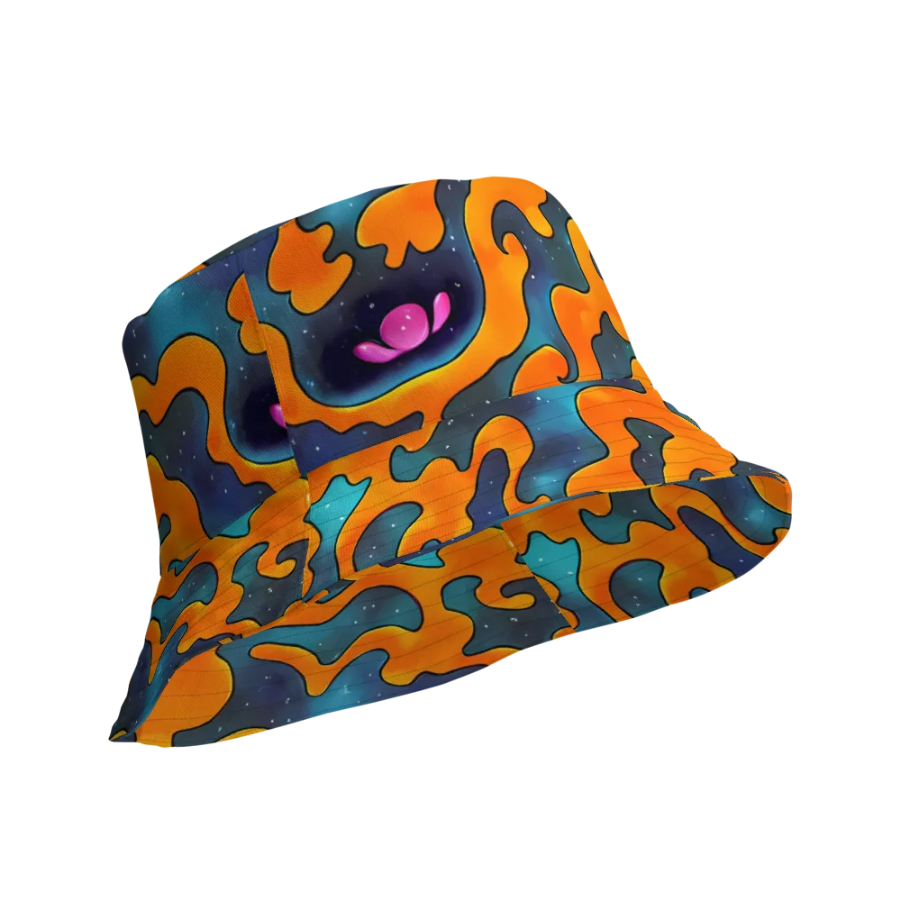 Criswell Cosmos on Reversible Bucket Hat — Product details Outside