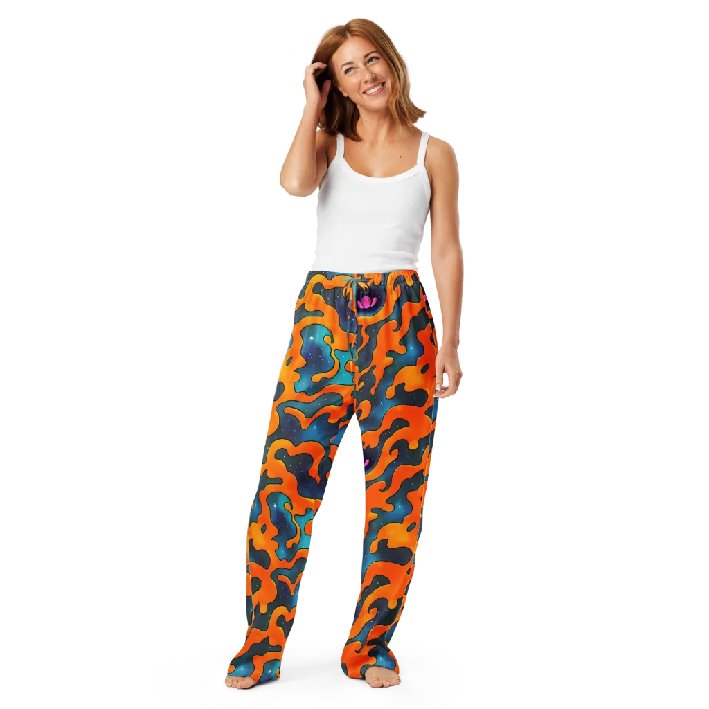 Criswell Cosmos on Women's Pajama Pants — Front