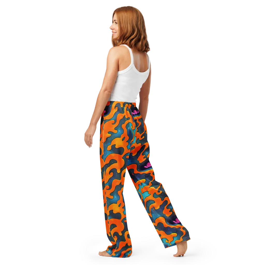 Criswell Cosmos on Women's Pajama Pants — Back