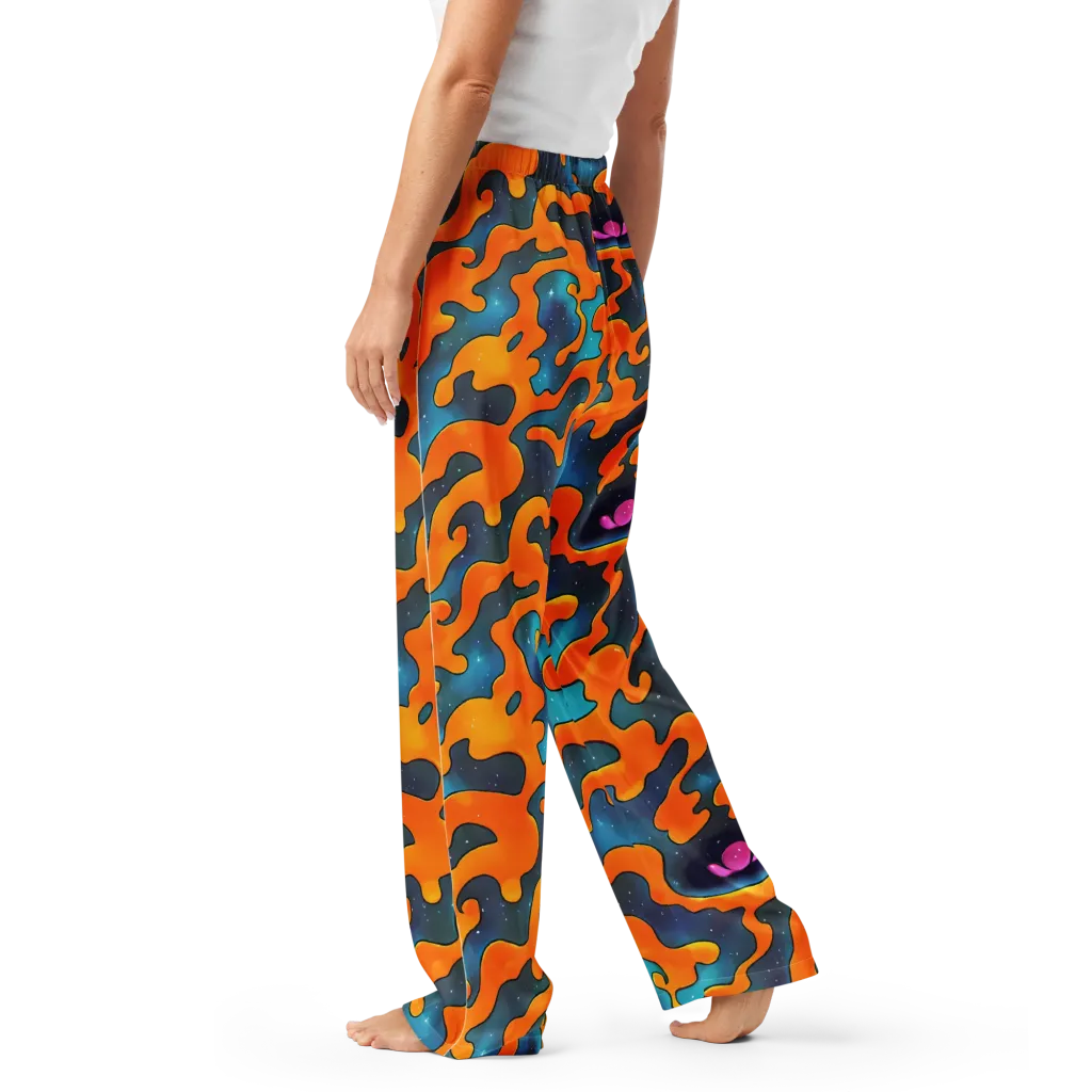 Criswell Cosmos on Women's Pajama Pants — Left