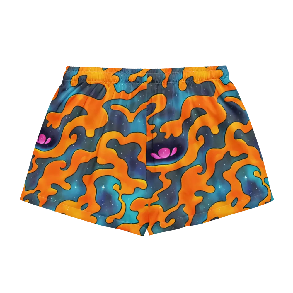 Criswell Cosmos on Women's Pajama Shorts — Back