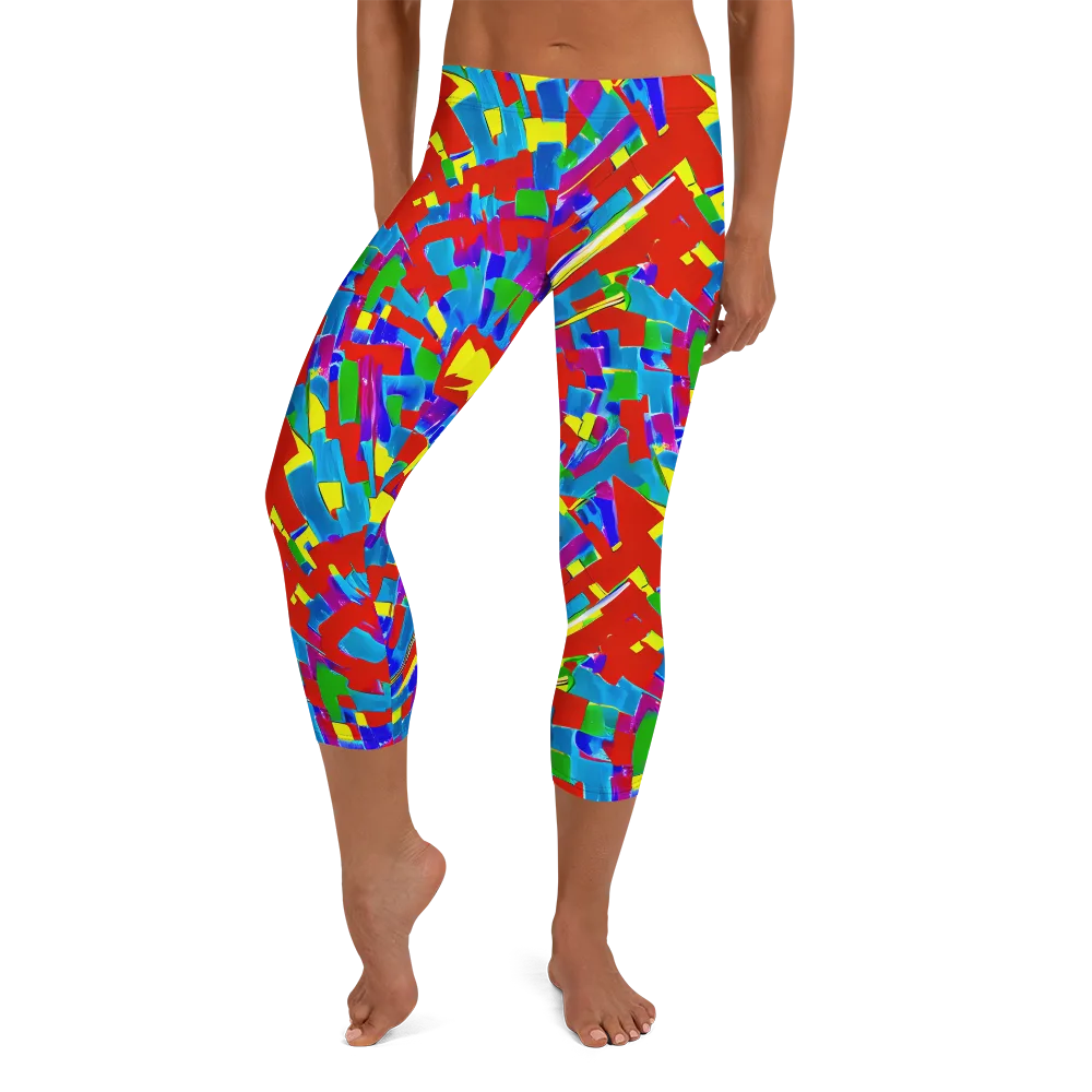 Newman's Nexus on Capri Leggings — Front