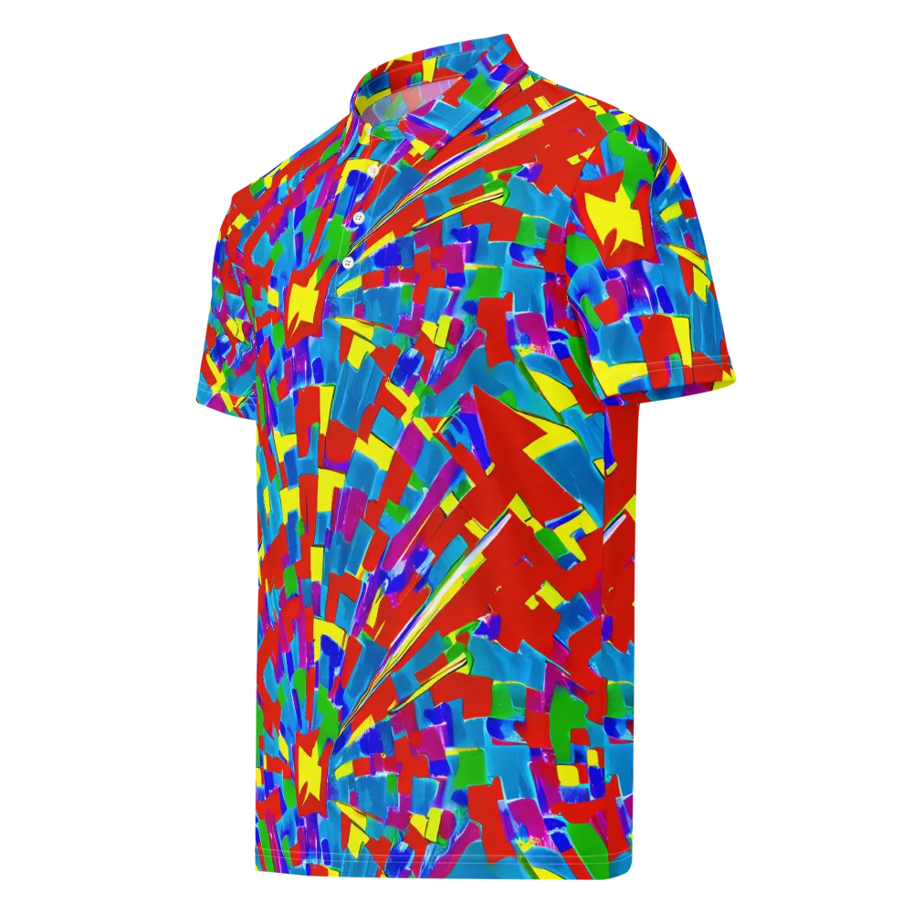 Newman's Nexus on Men's Slim Fit Polo Shirt — Left Front