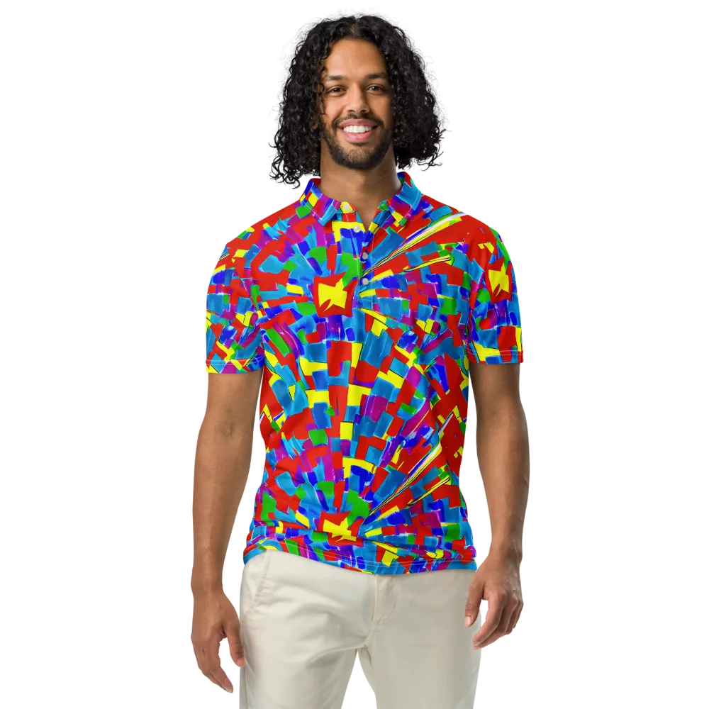 Newman's Nexus on Men's Slim Fit Polo Shirt — Front
