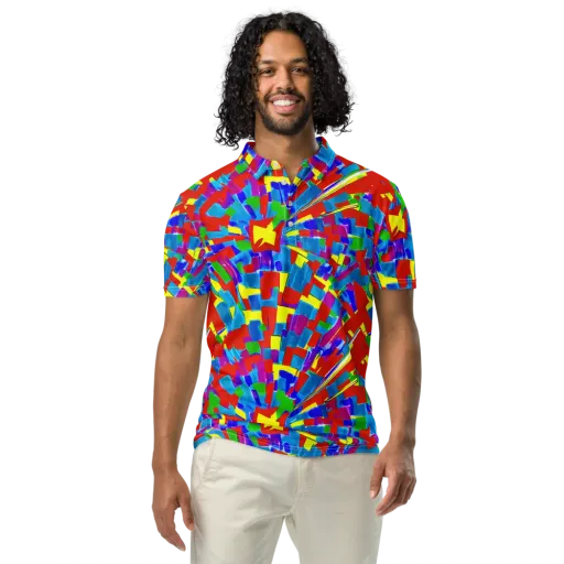 Newman's Nexus on a Men's Slim Fit Polo Shirt