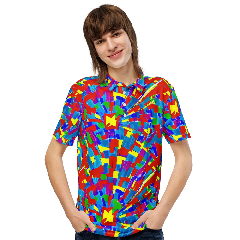 Newman's Nexus on Men's Slim Fit Polo Shirt — Front