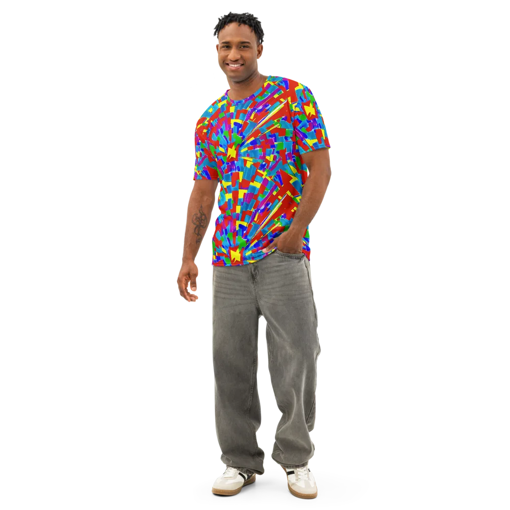 Newman's Nexus on Men's Cotton Crew Neck T-Shirt — Front