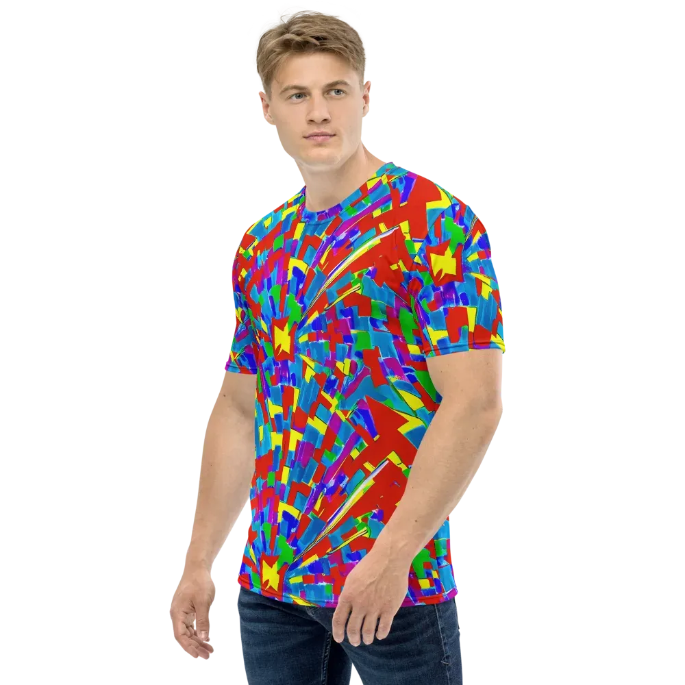 Newman's Nexus on Men's Crew Neck T-Shirt — Left