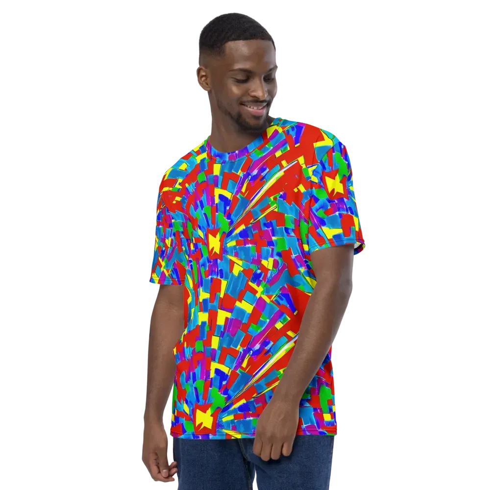 Newman's Nexus on Men's Crew Neck T-Shirt — Left