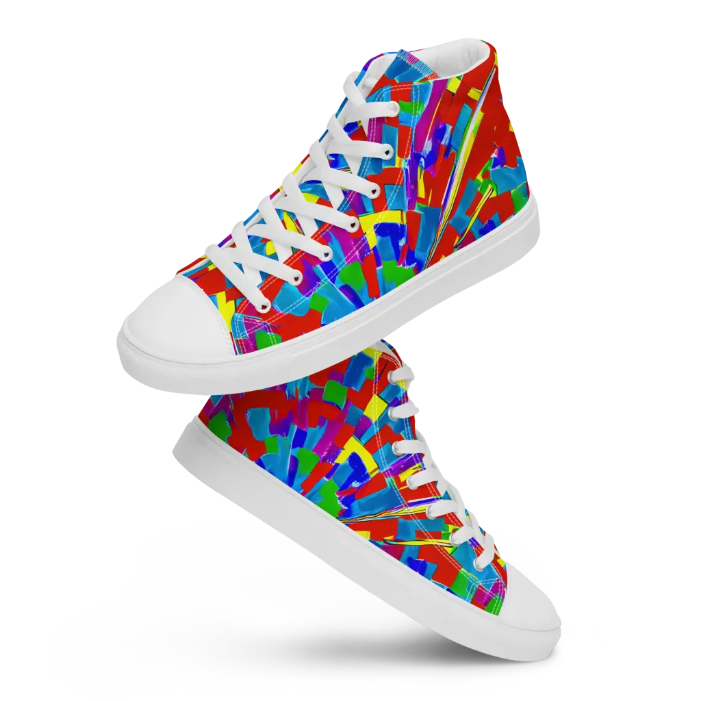 Newman's Nexus on Men's High Top Canvas Shoes — Front