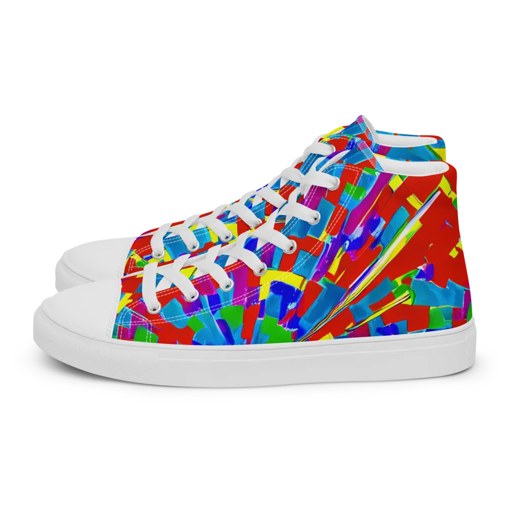 Newman's Nexus on Women's High Top Canvas Shoes — Left