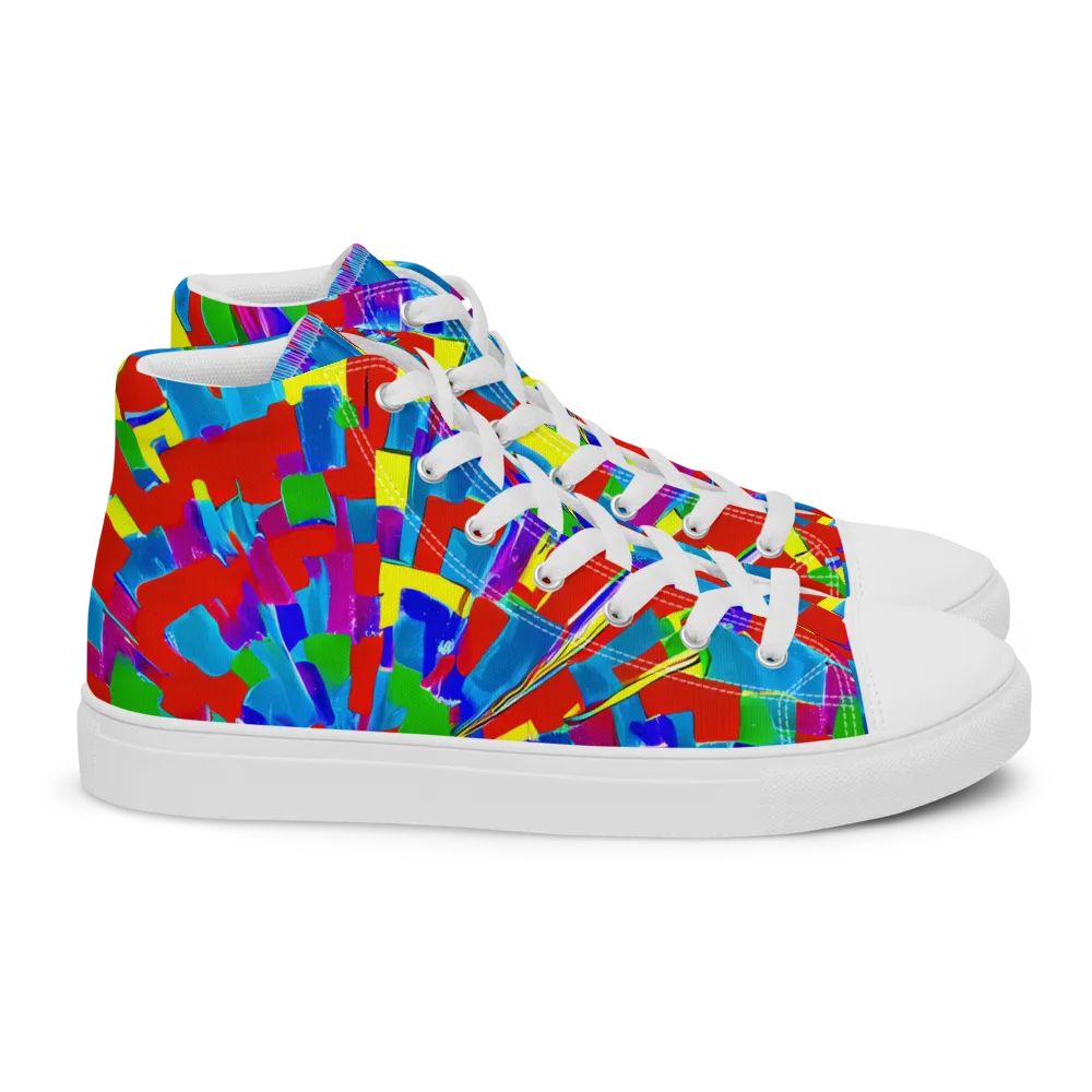 Newman's Nexus on Women's High Top Canvas Shoes — Right
