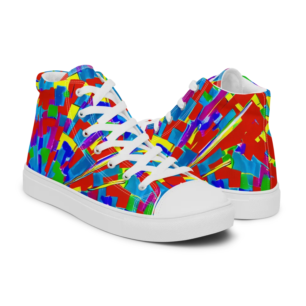 Newman's Nexus on Women's High Top Canvas Shoes — Right