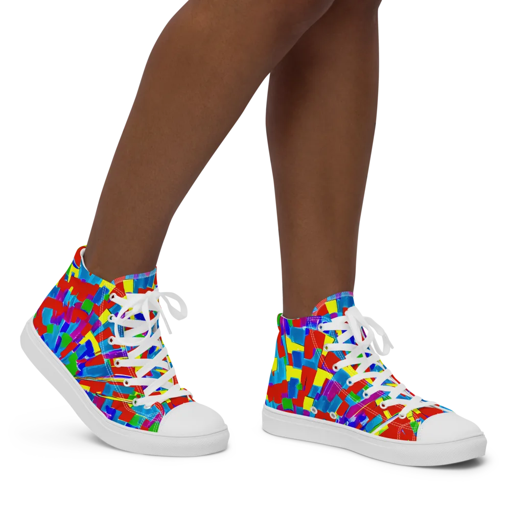 Newman's Nexus on Women's High Top Canvas Shoes — Right
