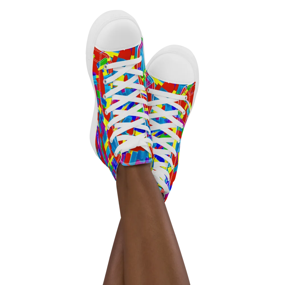 Newman's Nexus on Women's High Top Canvas Shoes — Front