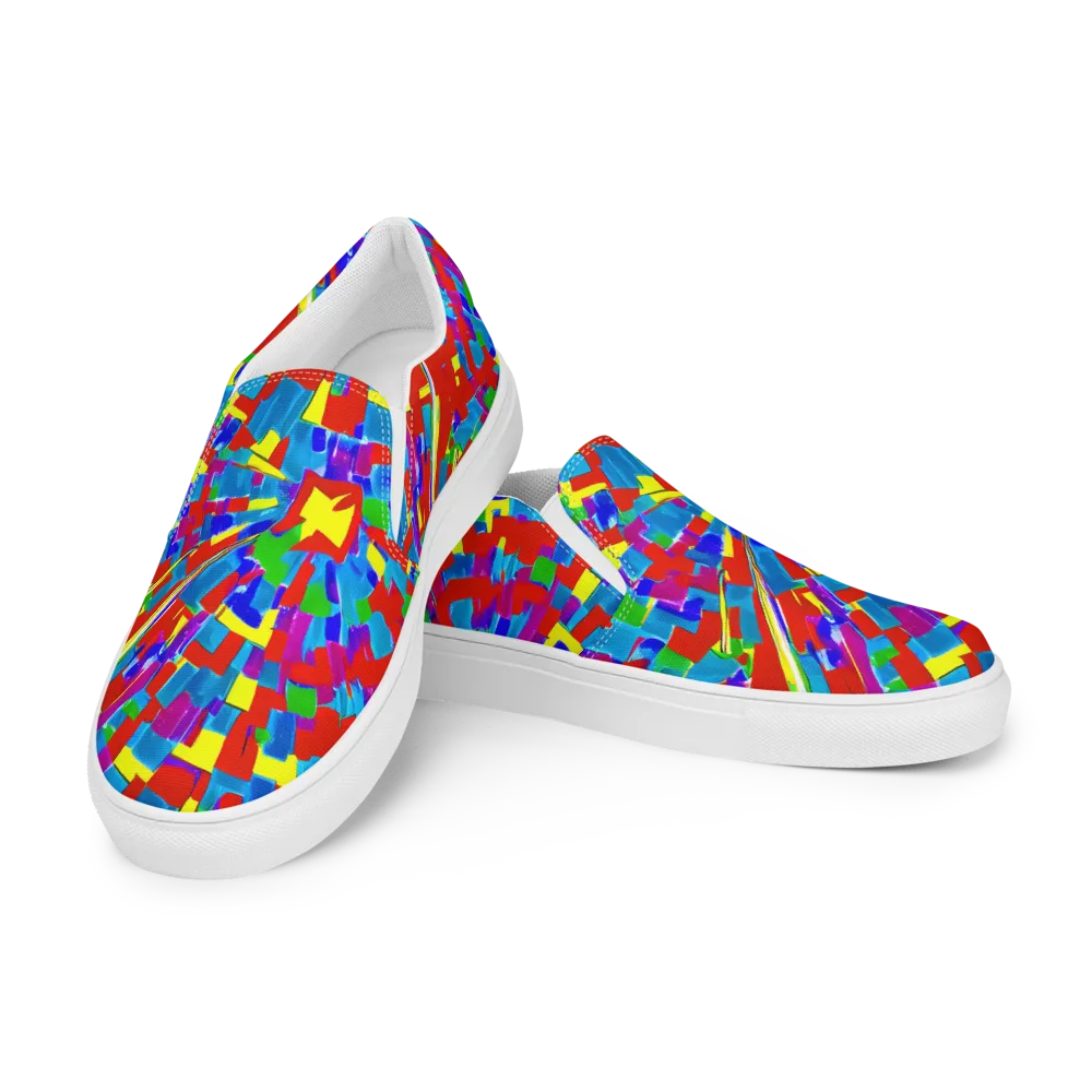 Newman's Nexus on Women's Slip-On Canvas Shoes — Left Front