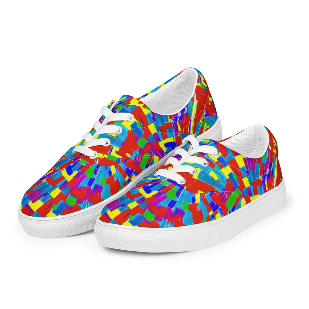 Newman's Nexus on Men's Lace-Up Canvas Shoes — Left Front