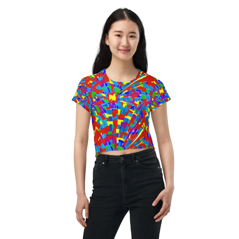 Newman's Nexus on Crop Tee — Front