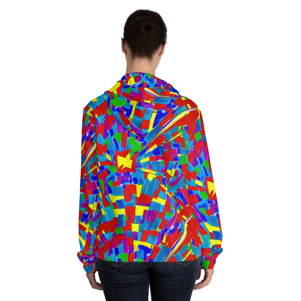 Newman's Nexus on Women's Full-Zip Hoodie — Back On Person