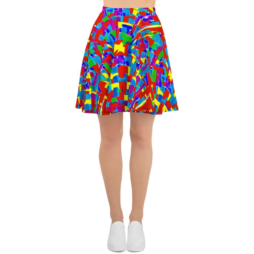 Newman's Nexus on Skater Skirt — Front
