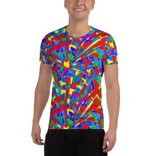 Newman's Nexus on a Men's Athletic T-Shirt