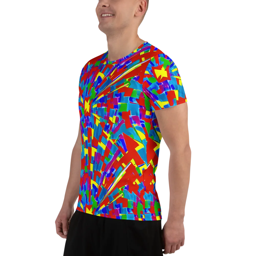 Newman's Nexus on Men's Athletic T-Shirt — Left