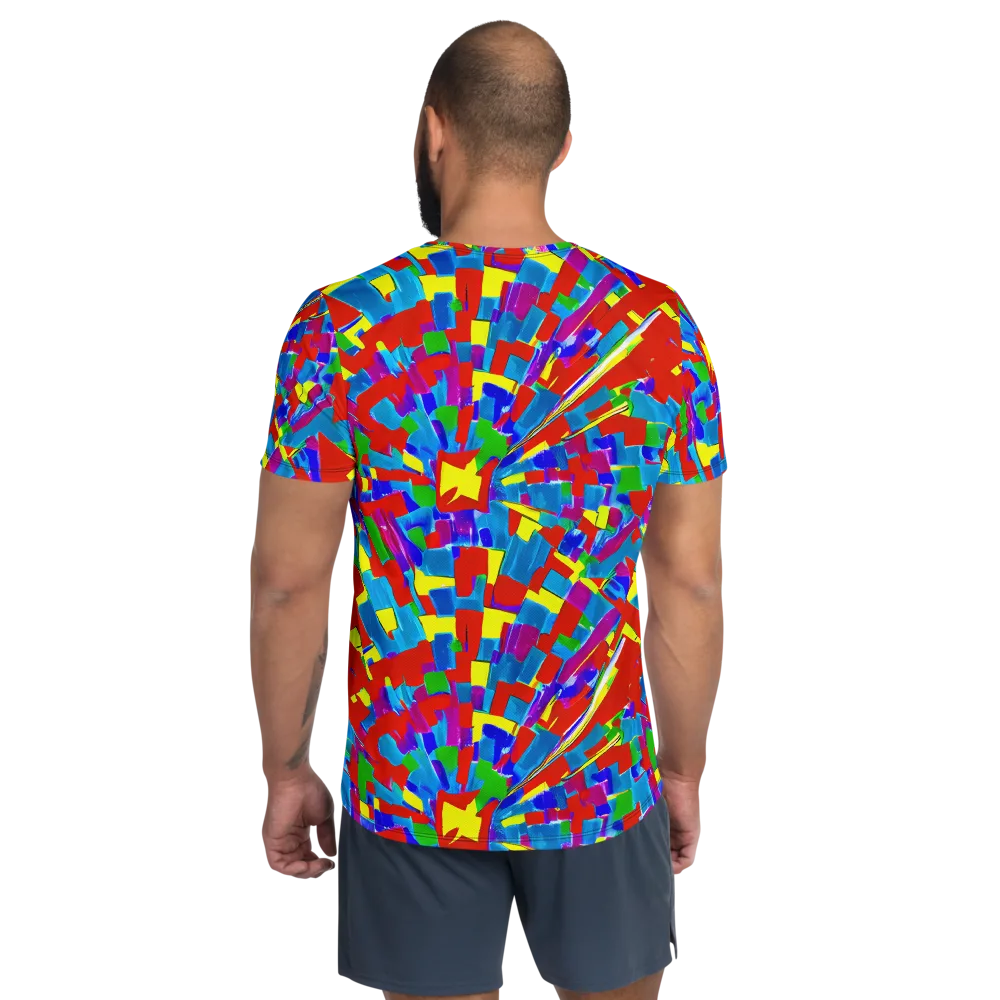 Newman's Nexus on Men's Athletic T-Shirt — Back