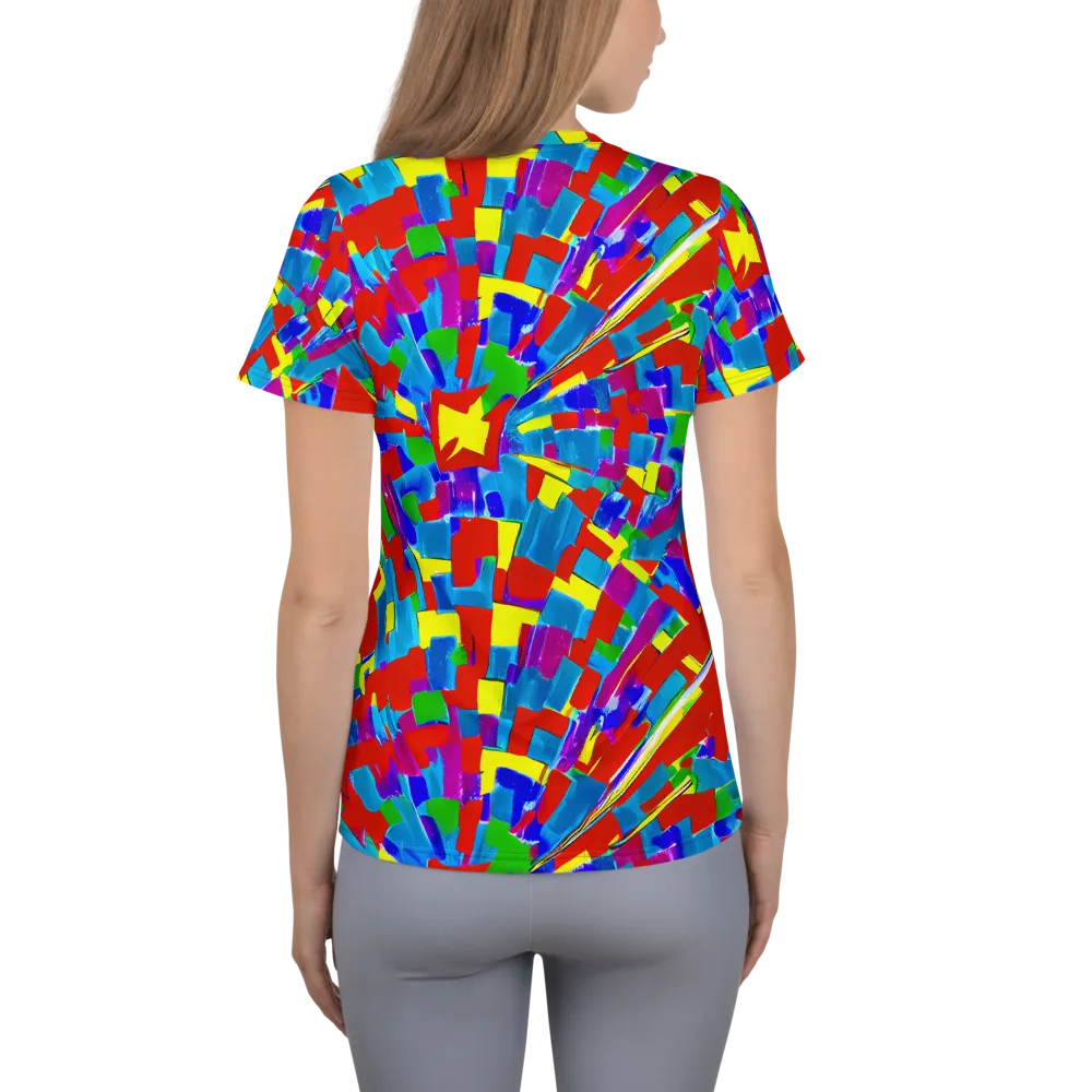 Newman's Nexus on Women's Athletic T-Shirt — Back