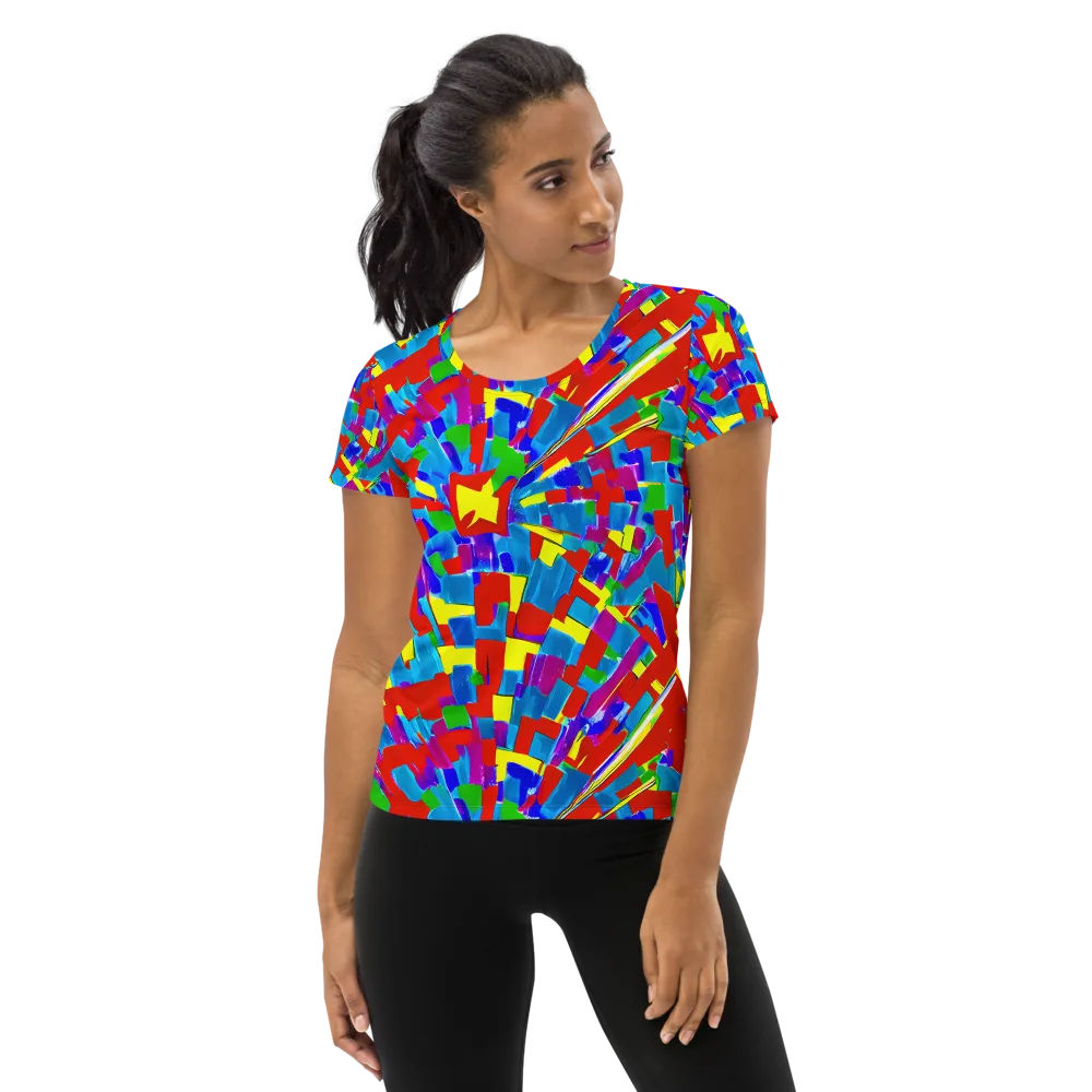 Newman's Nexus on Women's Athletic T-Shirt — Front