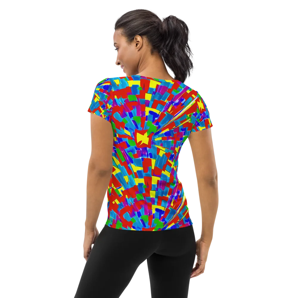 Newman's Nexus on Women's Athletic T-Shirt — Back