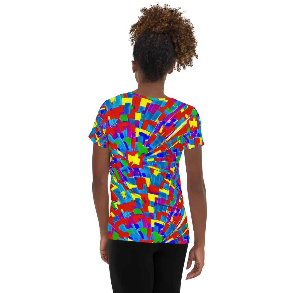 Newman's Nexus on Women's Athletic T-Shirt — Back