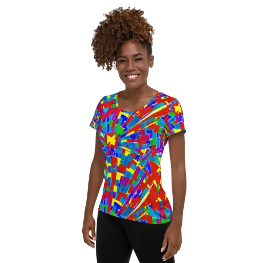 Newman's Nexus on a Women's Athletic T-Shirt