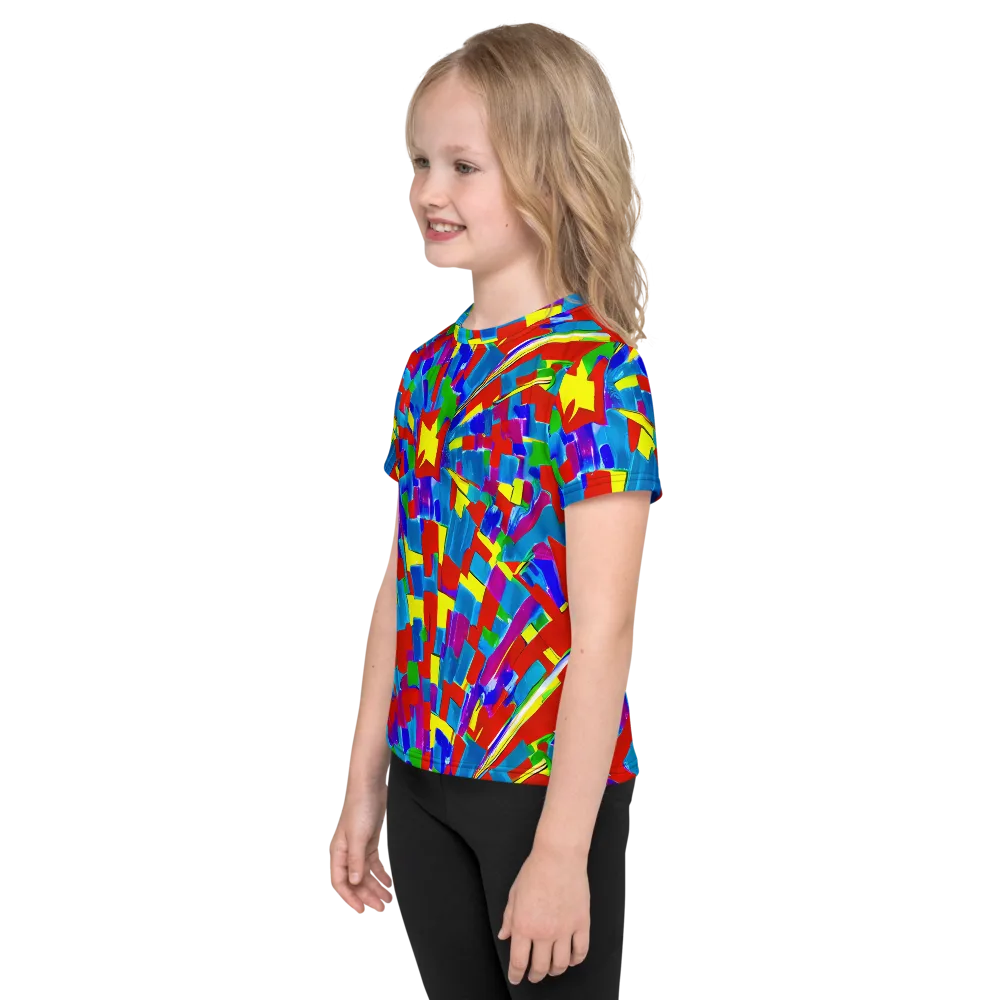 Newman's Nexus on Kids Crew Neck T-Shirt — Left
