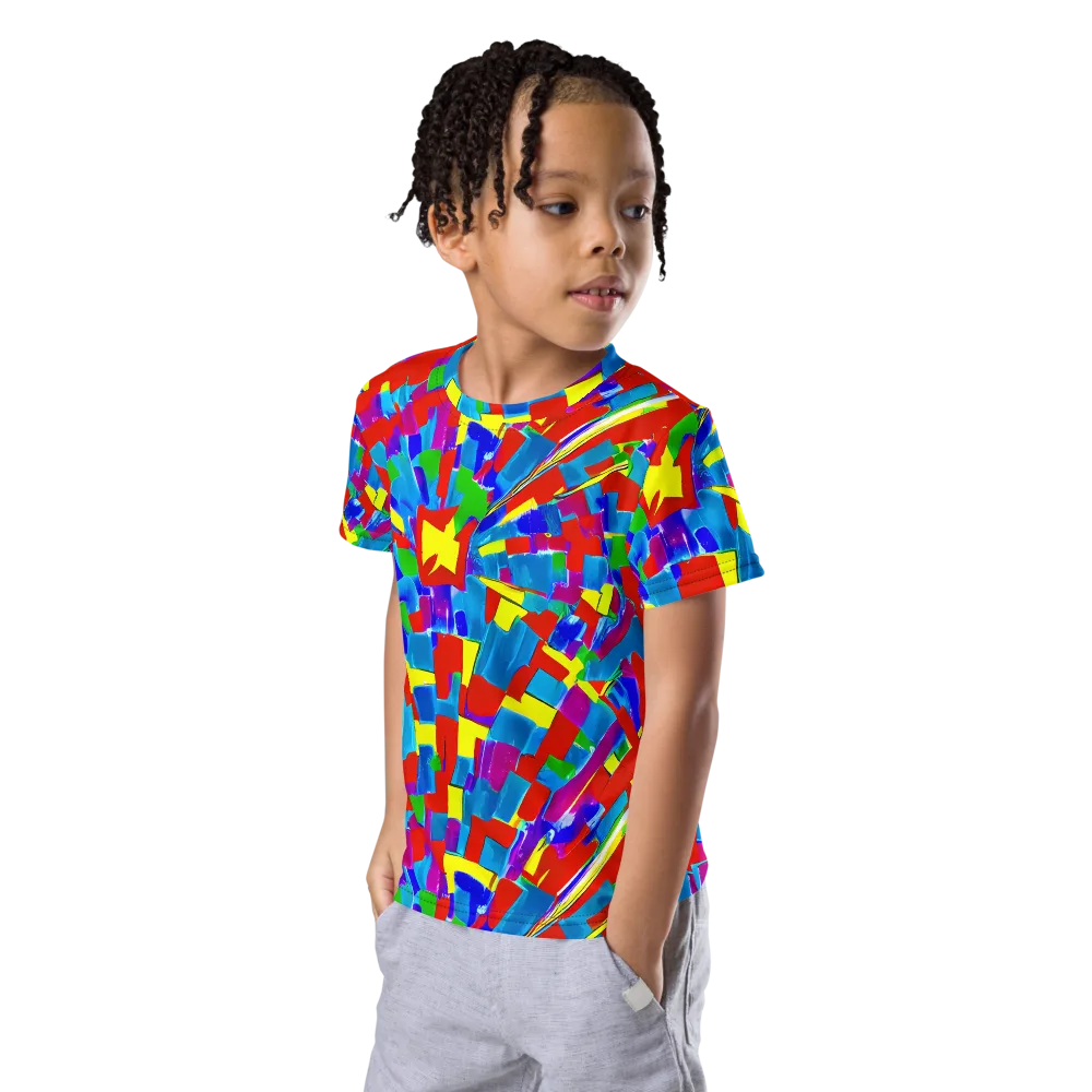 Newman's Nexus on Kids Crew Neck T-Shirt — Left Front