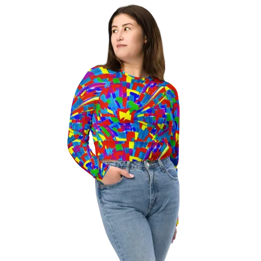 Newman's Nexus on a Long Sleeve Crop Top
