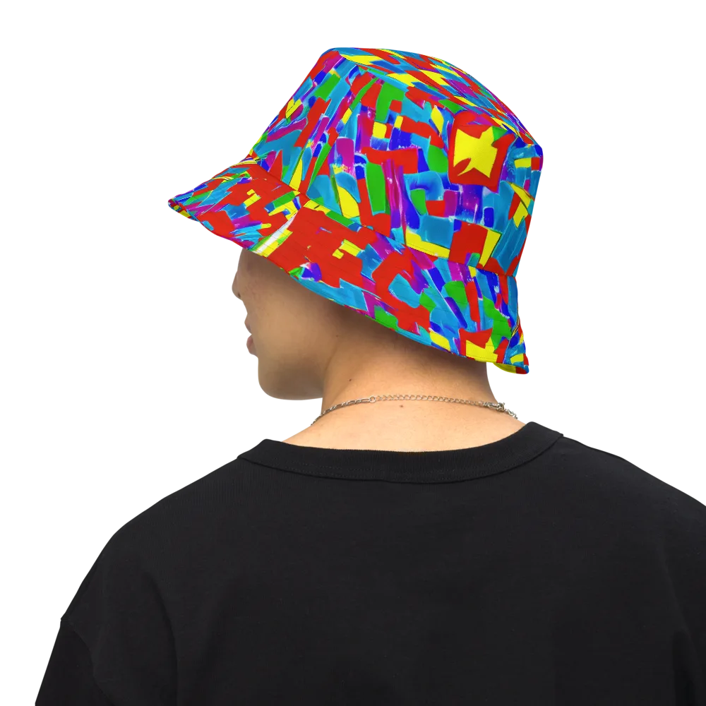 Newman's Nexus on Reversible Bucket Hat — Back Inside