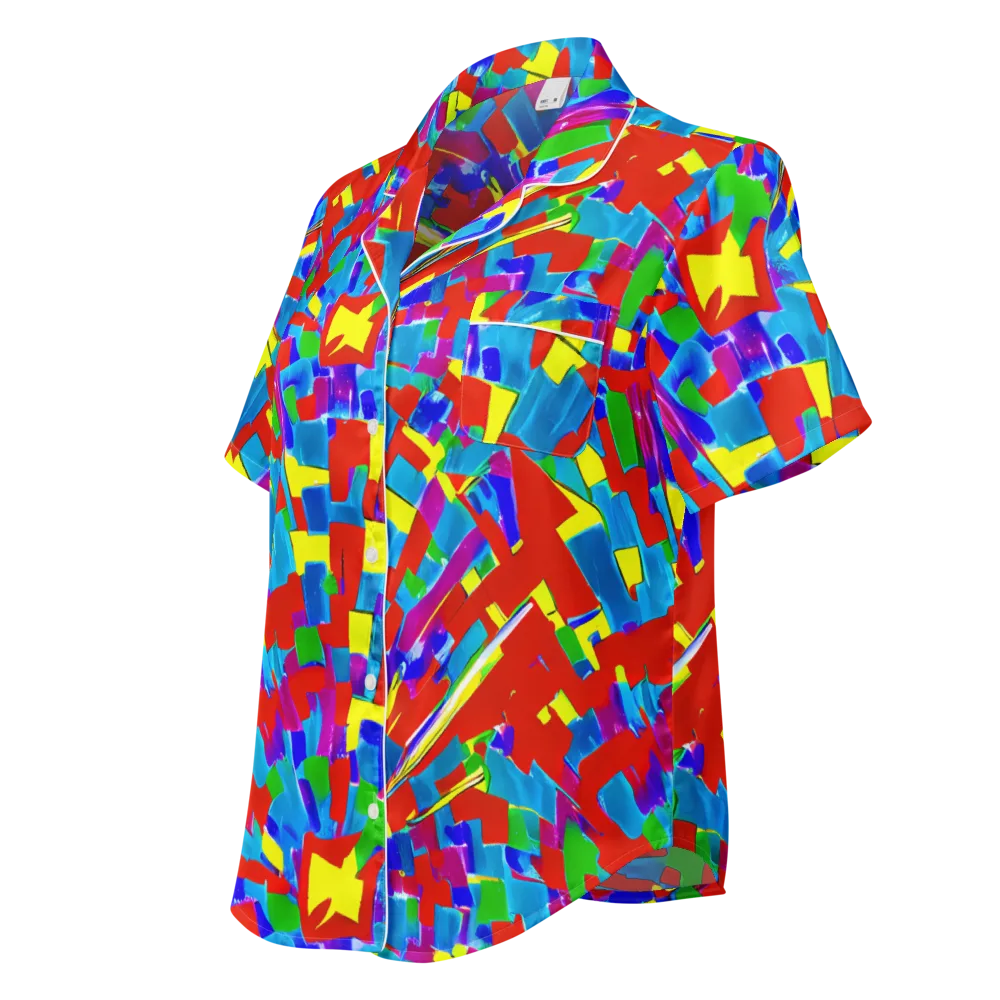 Newman's Nexus on Women's Short Sleeve Pajama Top — Left Front