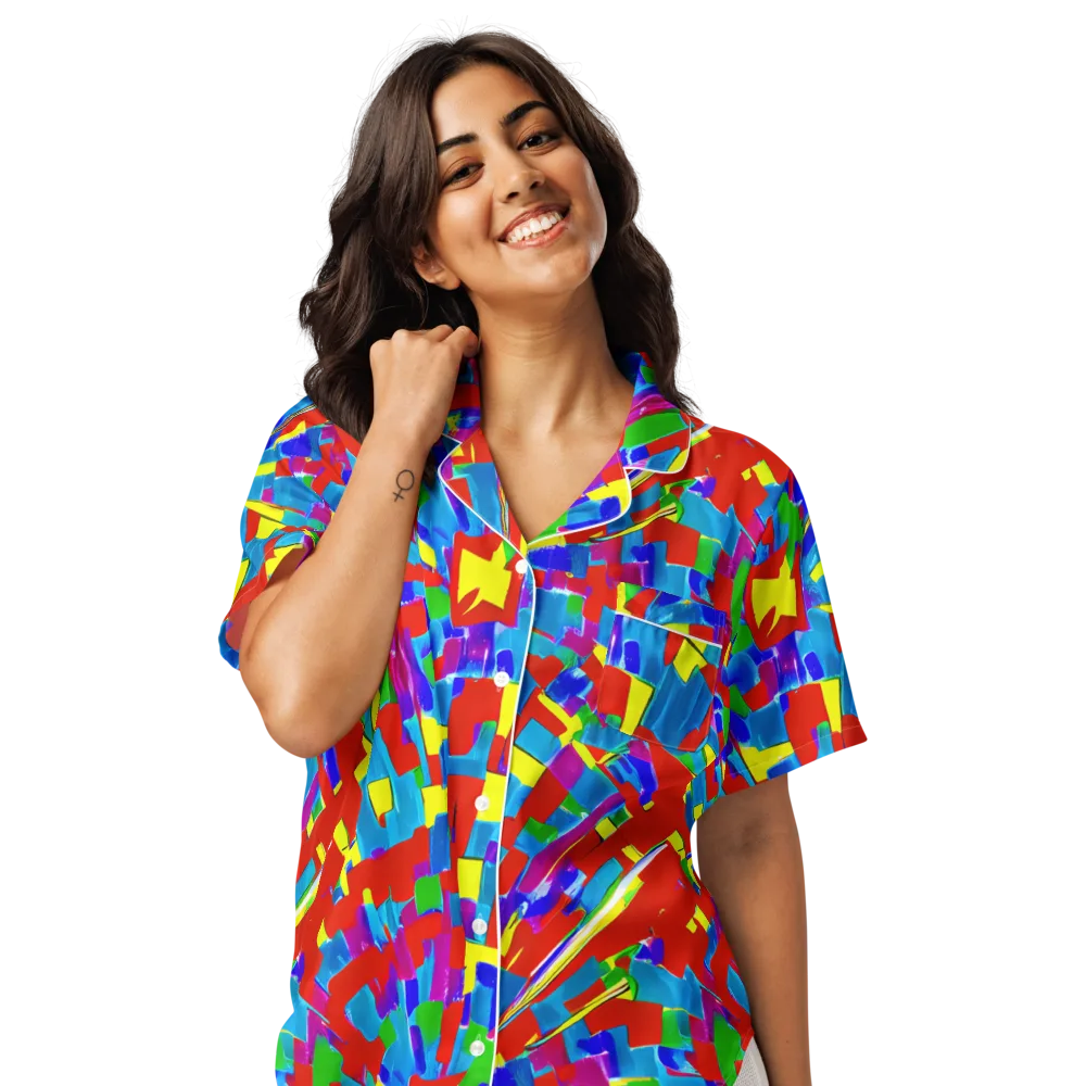 Newman's Nexus on Women's Short Sleeve Pajama Top — Front