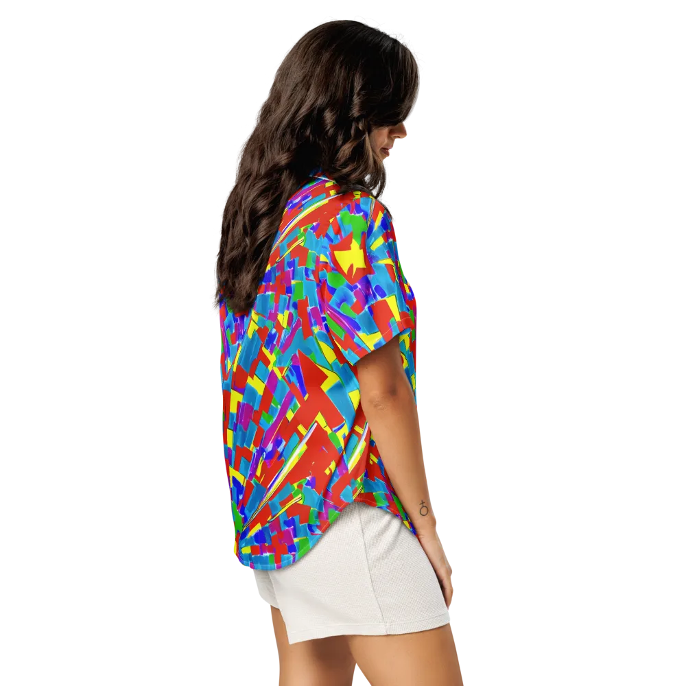 Newman's Nexus on Women's Short Sleeve Pajama Top — Right Back