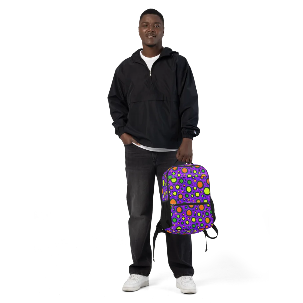 Luminous Bubbles on Utility Backpack — Front