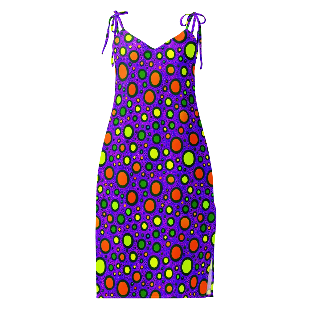 Luminous Bubbles on Slip Dress — Front